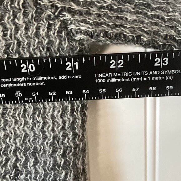 Linden Hill Women’s XL Mohair Blend Cowl Neck Long Sleeve Gray Sweater Tunic Top - Picture 6 of 8